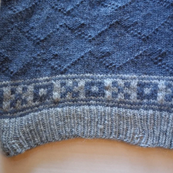 Vintage Icelandic Wool Sweater Samband Of Iceland Sz S-M - Picture 6 of 6